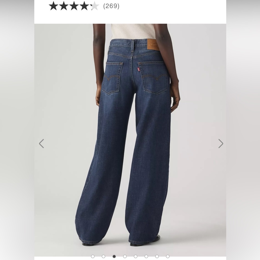 Baggy dad linen Levi jeans - Picture 2 of 2
